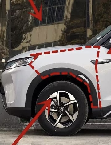 BYD Yuan UP Fender, Front Left/Right Fender OEM/Copy Part for BYD Yuan UP