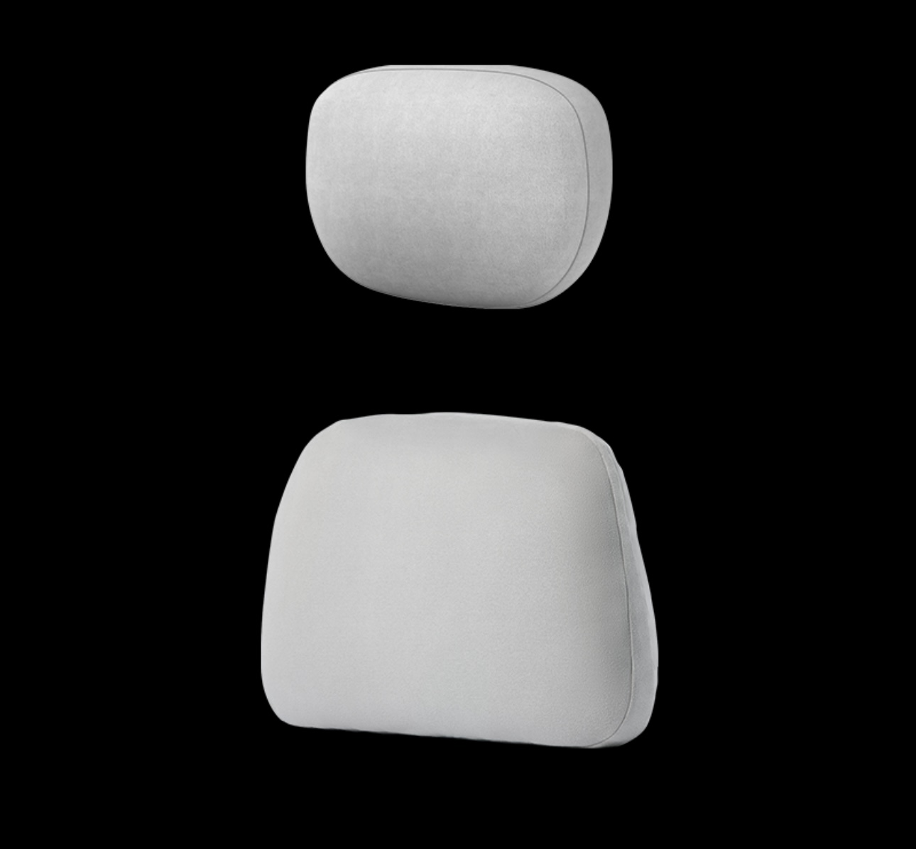 Xiaomi Yu7 Car Neck & Lumbar Support Set - Rock Grey, Original Car Interior Accessory