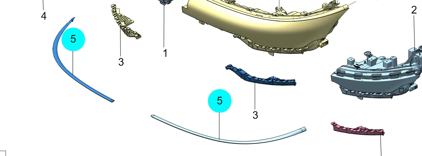 New OEM Fixed Part for Zeekr 7X